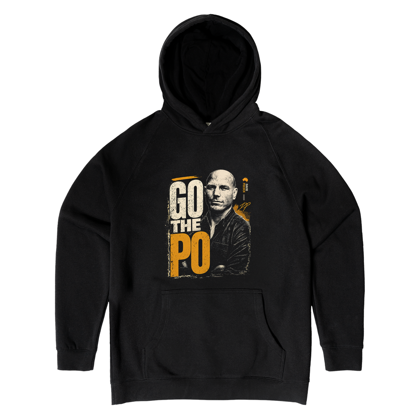Go The Po Hoodie Black