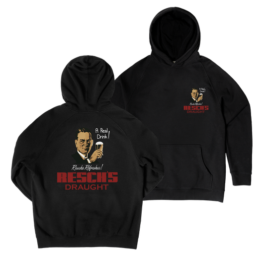 A Real Drink Hoodie — Black