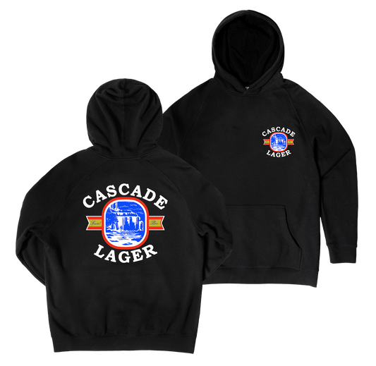 Flowing Ribbon Hoodie — Black