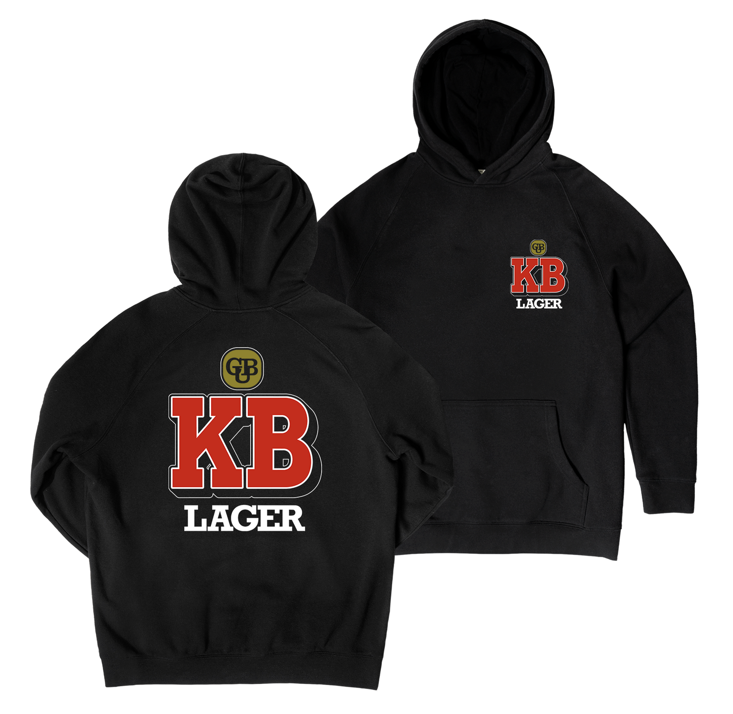 KB Larger Hoodie — Black