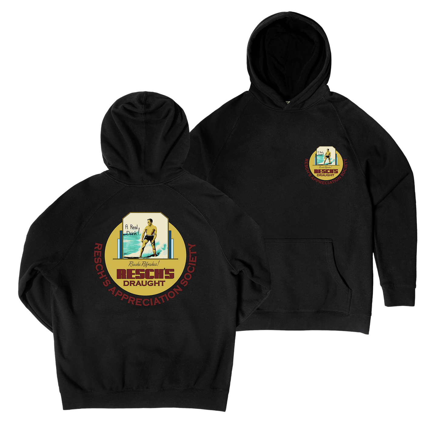 Resch's Appreciation Society Hoodie — Black