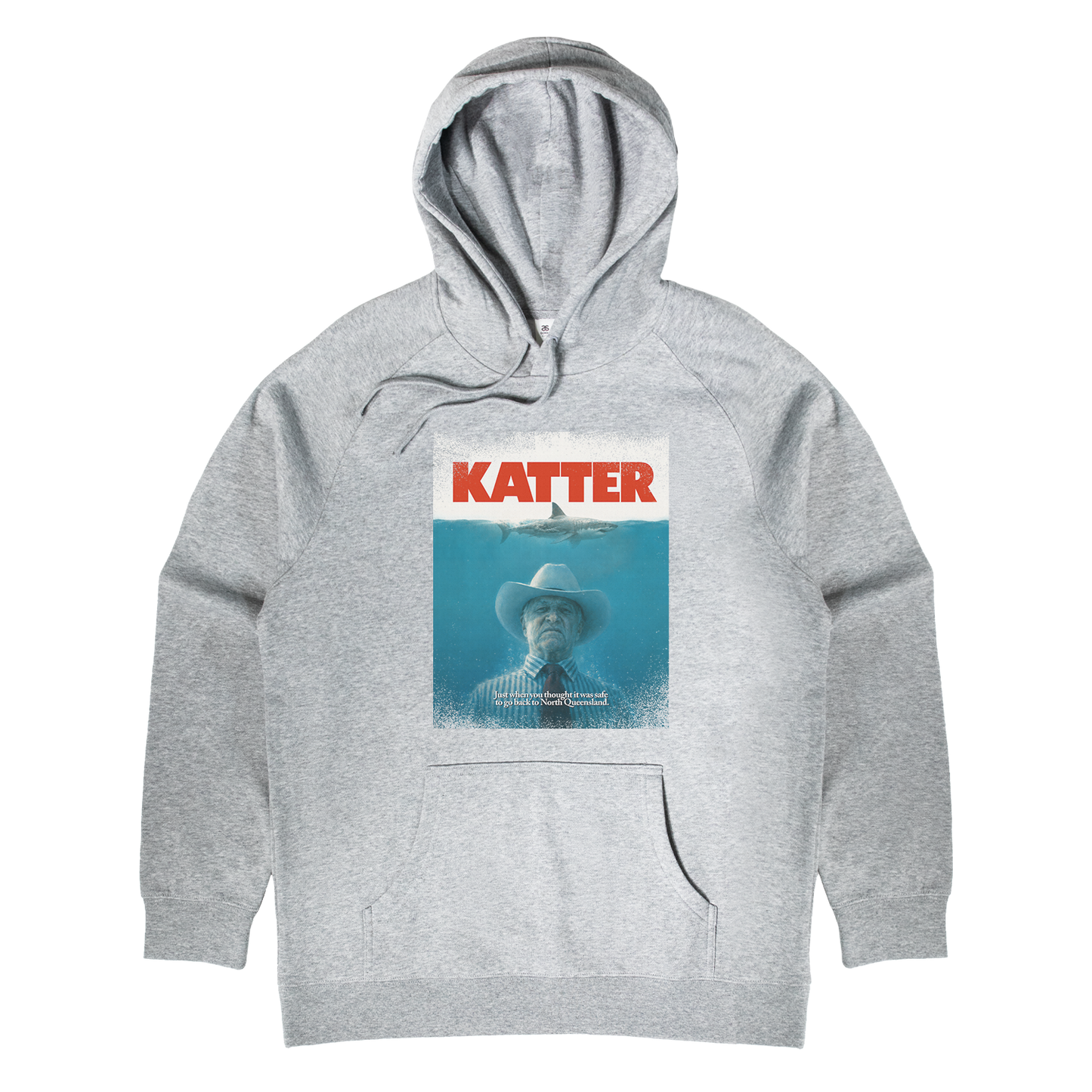 Katter Jaws Hoodie Grey