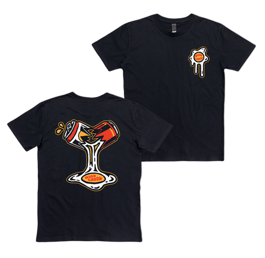 Bad Egg Tee Black T-Shirt Bush Chook