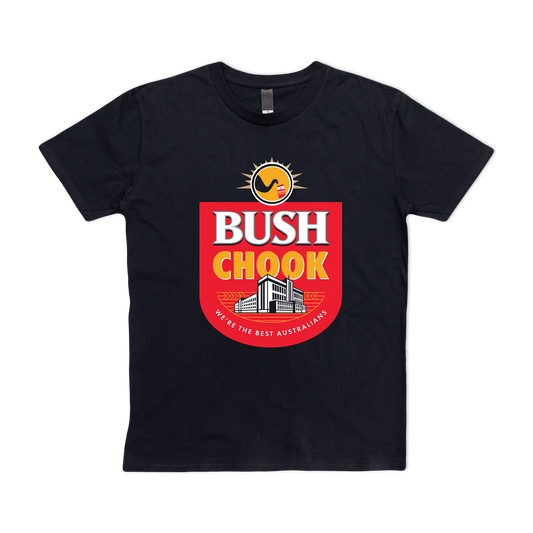 Bush Chook Tee Black T-Shirt Bush Chook