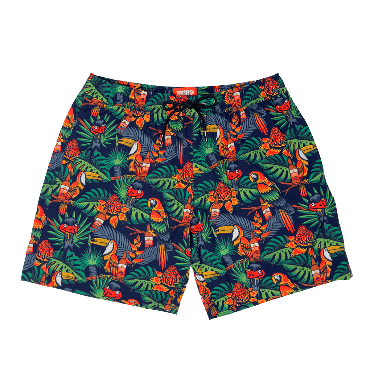 Chooked Out Beach Short Boardshorts Bush Chook