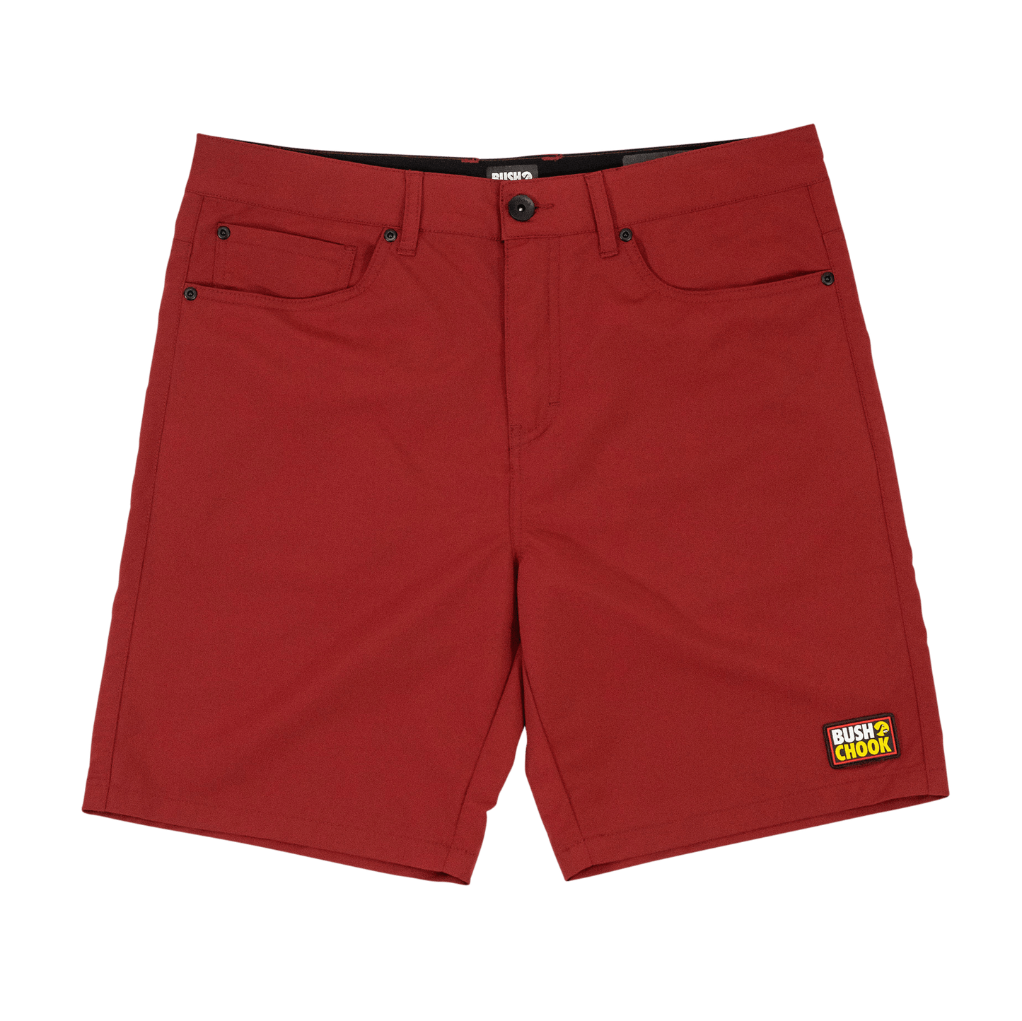 Margs Walk Shorts Maroon Shorts Bush Chook