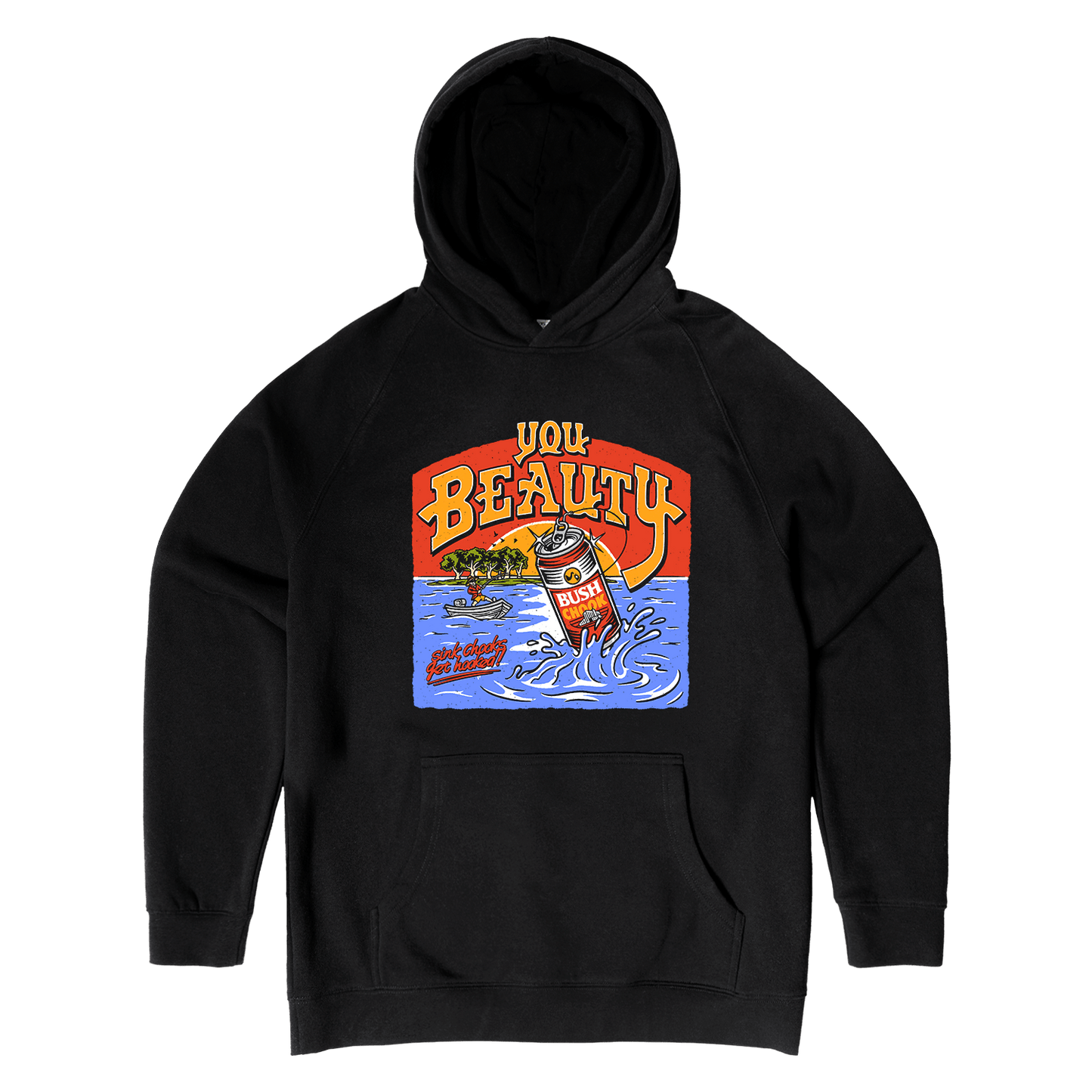 You Beauty Hoodie Black Hoodie Bush Chook