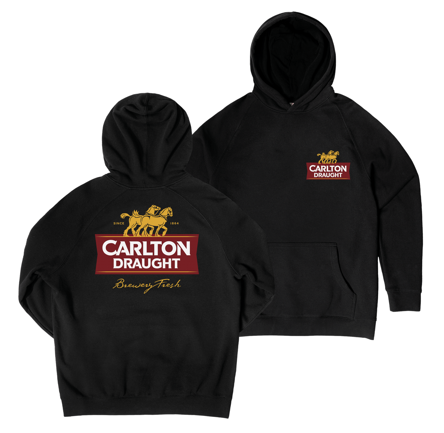 Carlton Draught Classic Hoodie Black Hoodie Carlton Draught