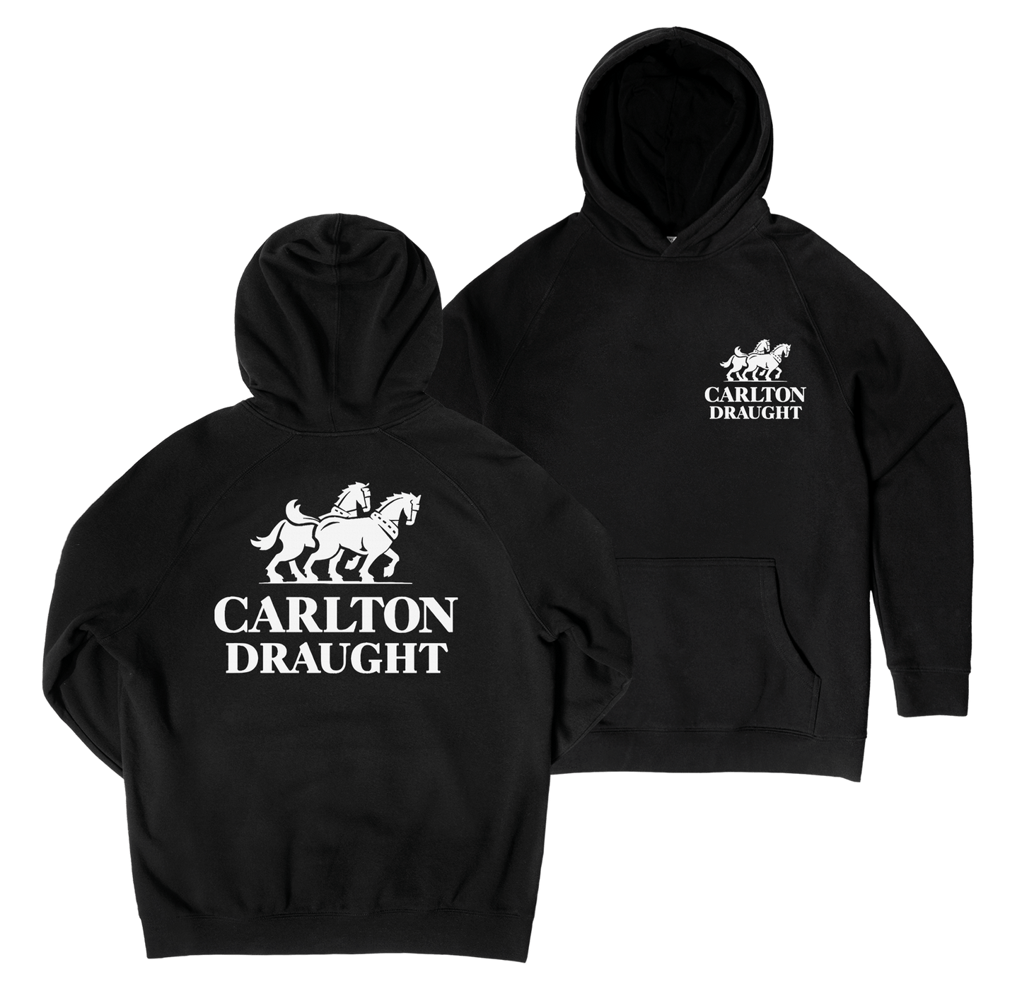 Carlton Draught Current Hoodie Black Hoodie Carlton Draught