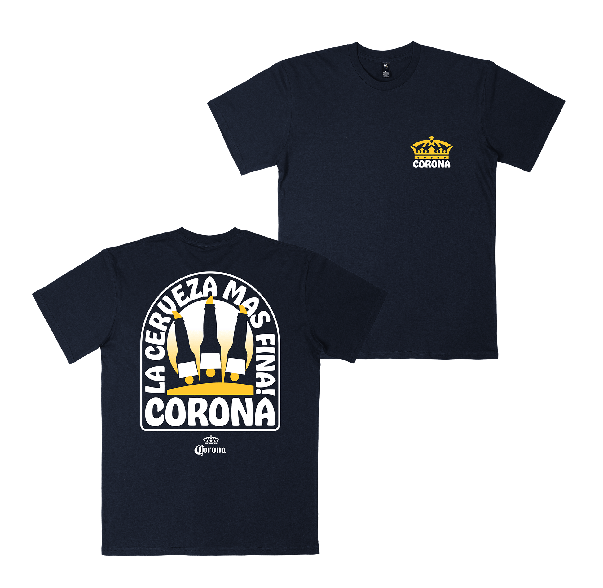 Beach Bum Tee Navy T-Shirt Corona
