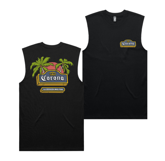 Cantina Muscle Tee Black T-Shirt Corona