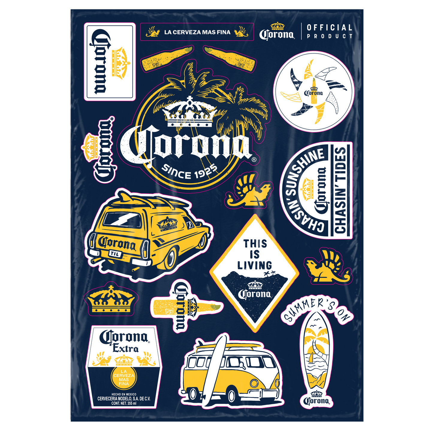 Corona Extra Sticker Sheet Stickers Corona