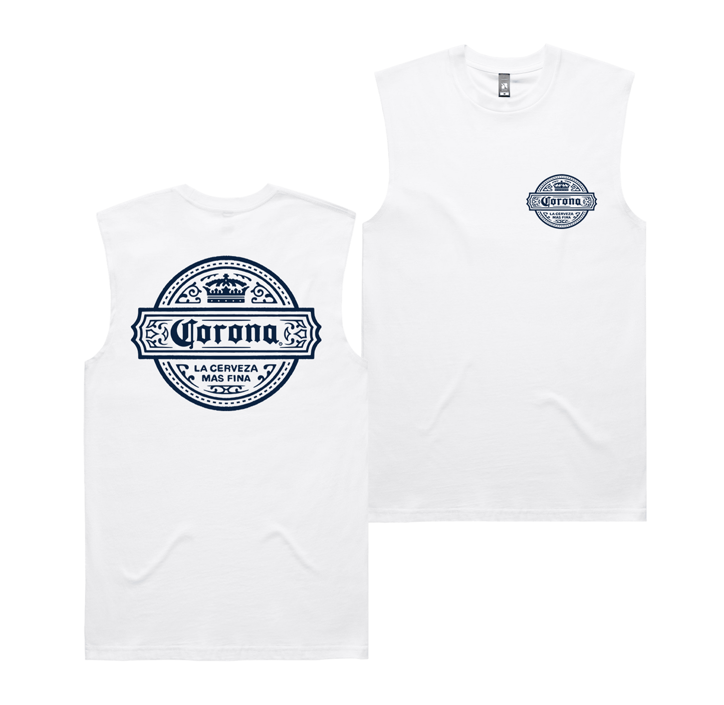 Corona Seal Muscle Tee White Muscle Corona