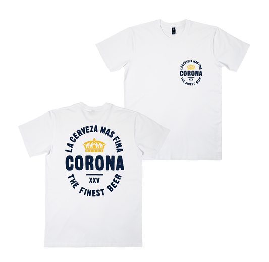 Finest Beer Tee White T-Shirt Corona