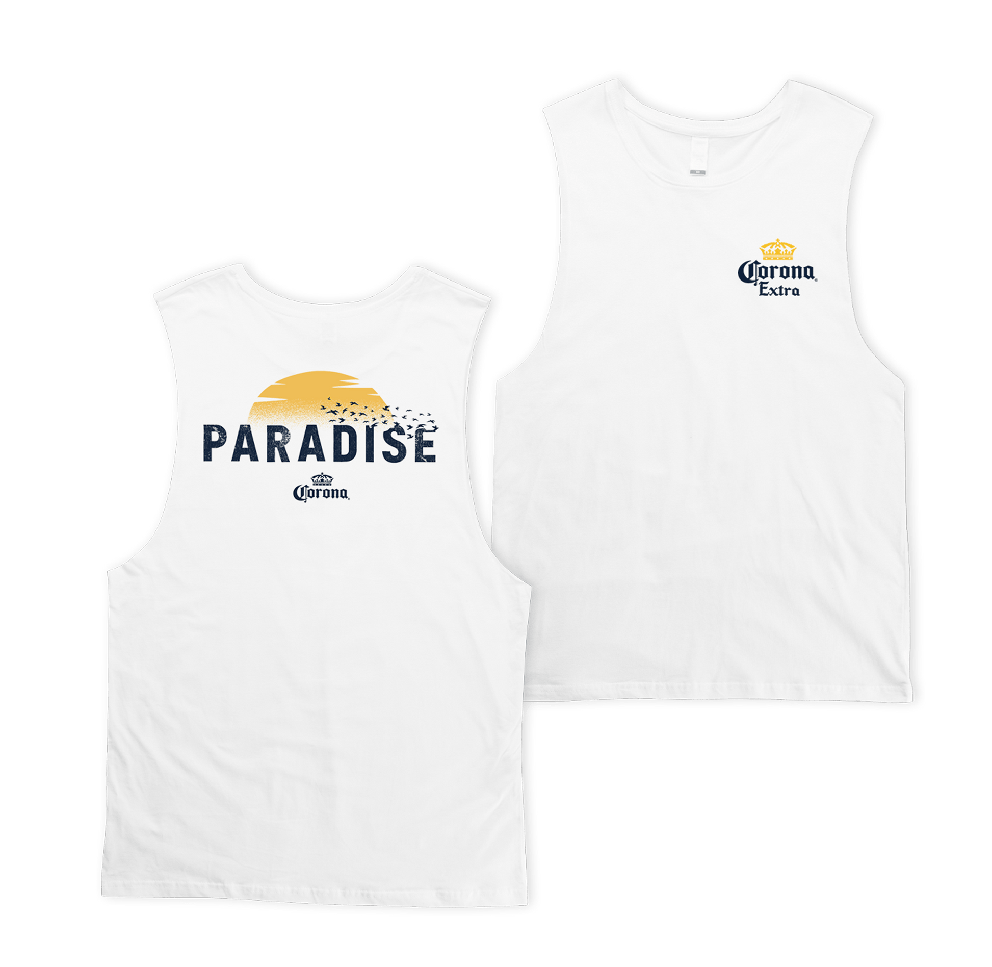 Paradise Muscle Tee Muscle Tanks Corona