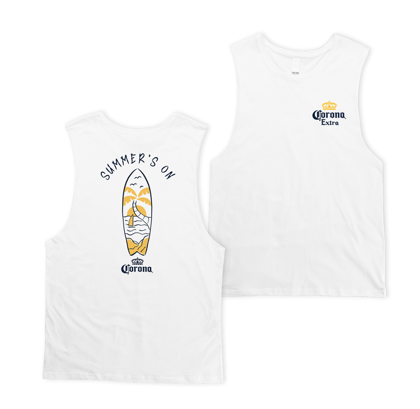 Summer Surf Muscle Tee Muscle Tanks Corona