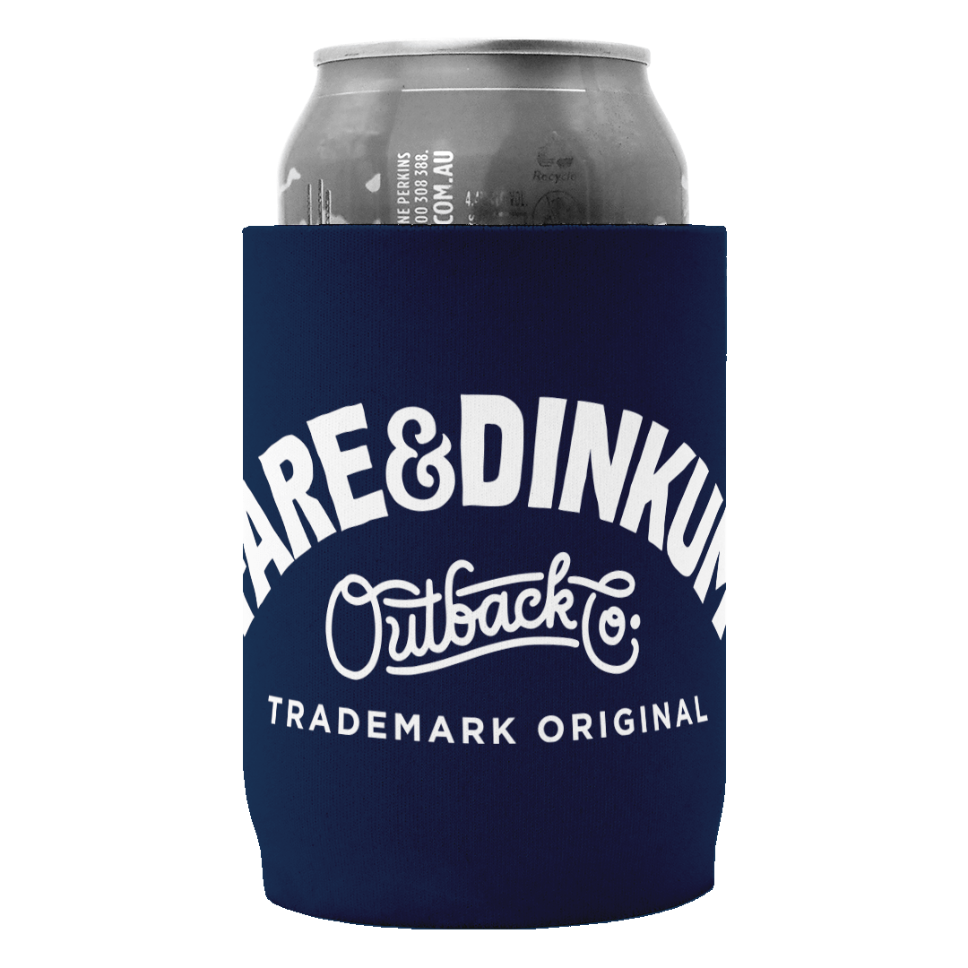 Premium Stubby Cooler Navy Fare & Dinkum