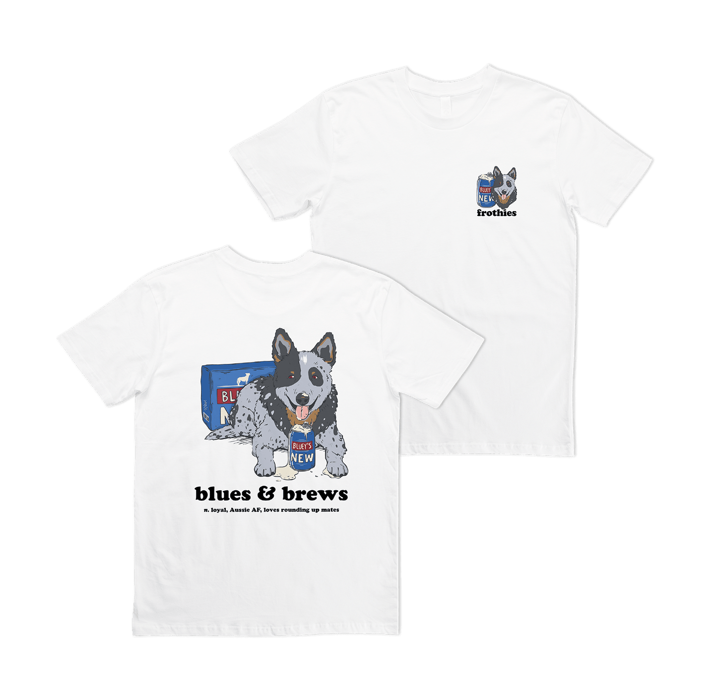 Blues & Brews Tee T-Shirt Frothies