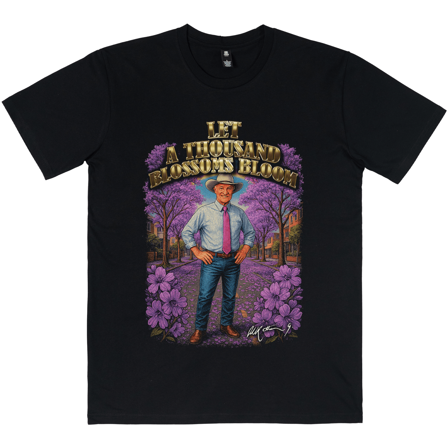 Bob Katter Tee Black T-Shirt Frothies