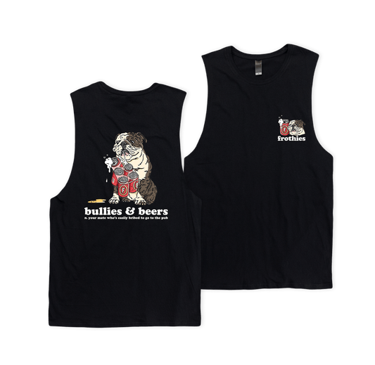 Bullies & Beers Muscle Tee T-Shirt Frothies