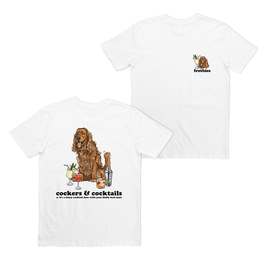 Cockers & Cocktails T-Shirt Frothies