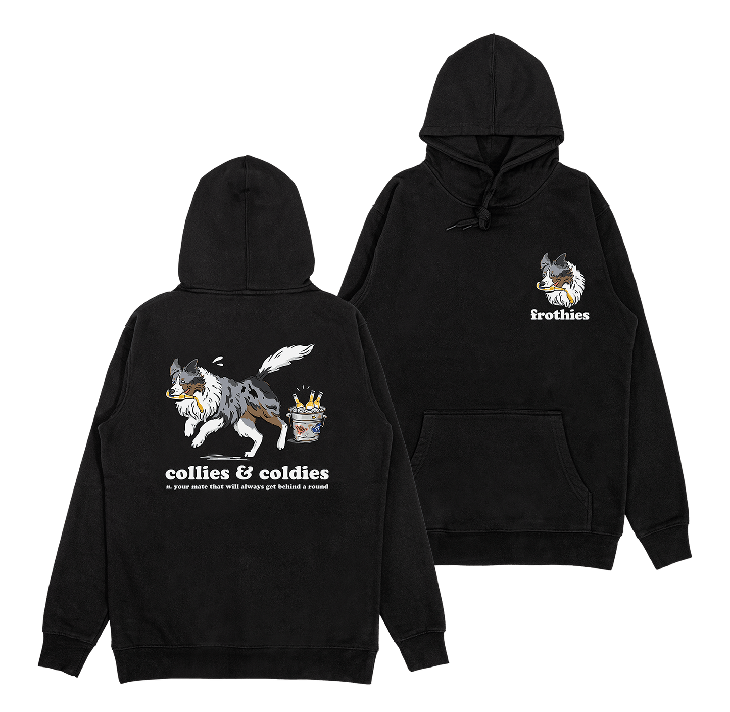 Collies & Coldies Hoodie Hoodie Frothies