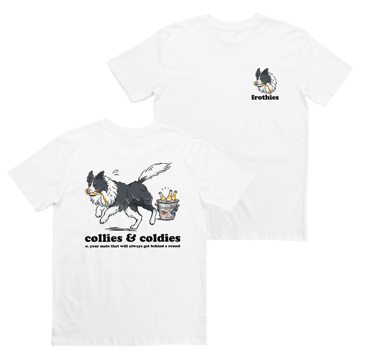Collies & Coldies Tee T-Shirt Frothies