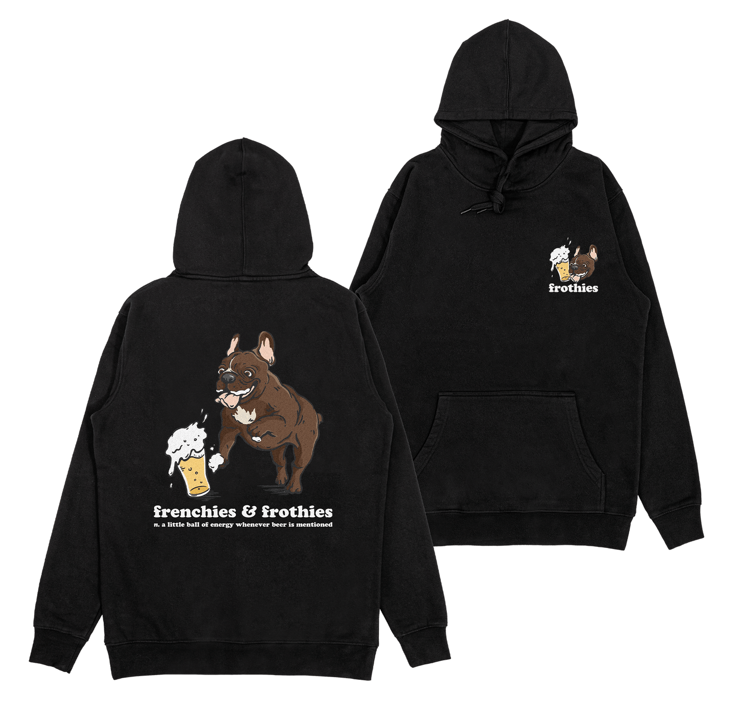 Frenchies & Frothies Hoodie Hoodie Frothies