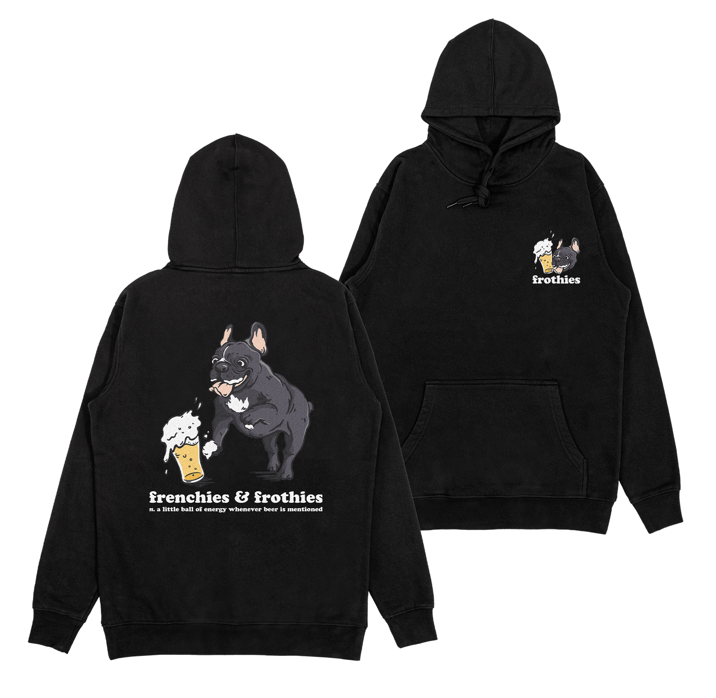 Frenchies & Frothies Hoodie Hoodie Frothies