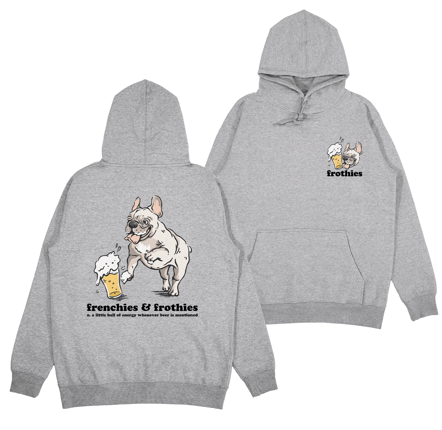 Frenchies & Frothies Hoodie Hoodie Frothies