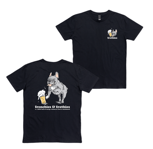 Frenchies & Frothies Tee T-Shirt Frothies