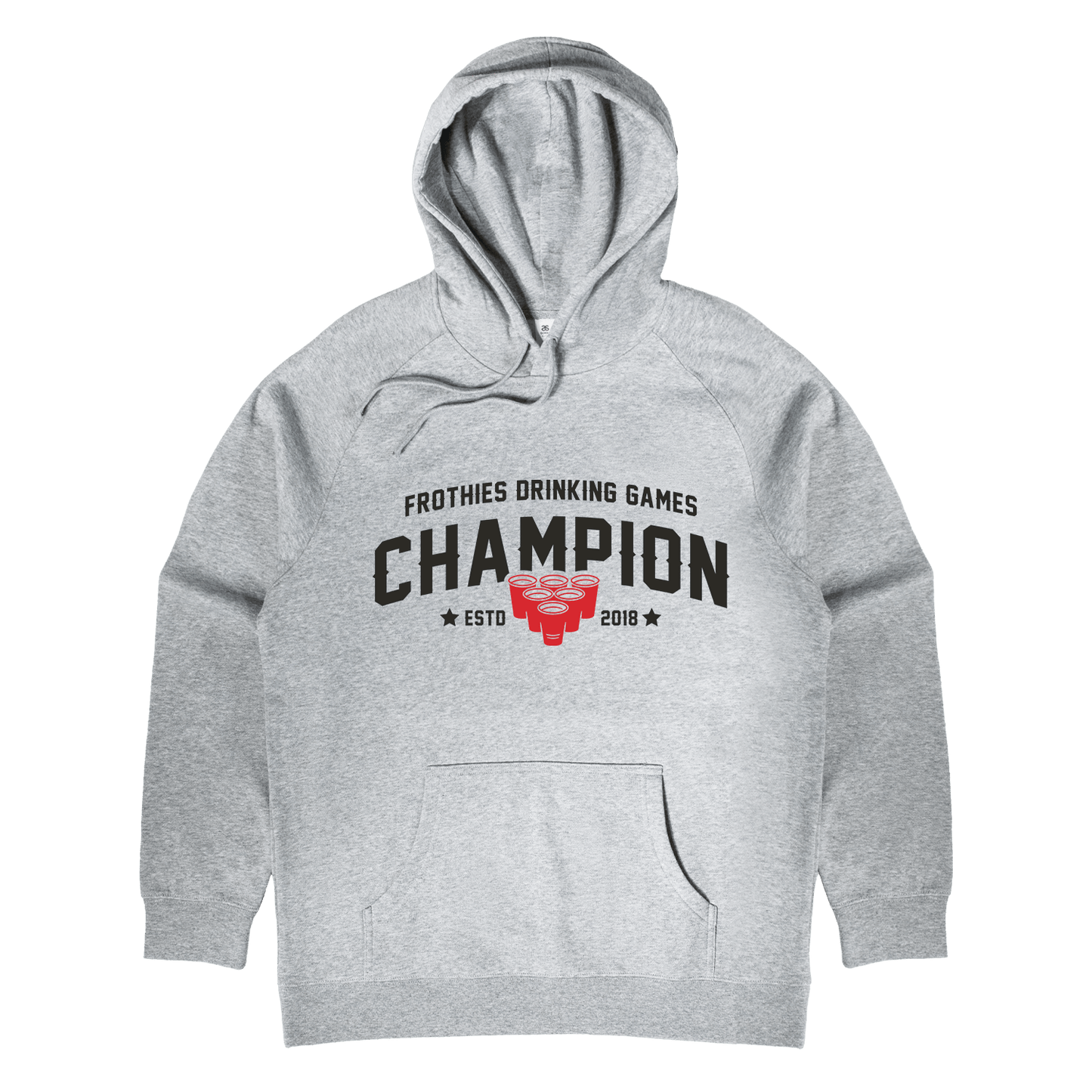 Frothies Champion Hoodie Grey Hoodie Frothies