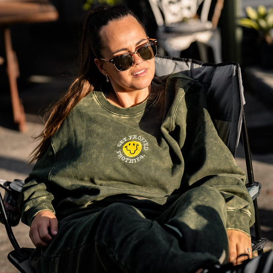 Get Froffed 3 Fleece Crew Neck Crew Neck Frothies