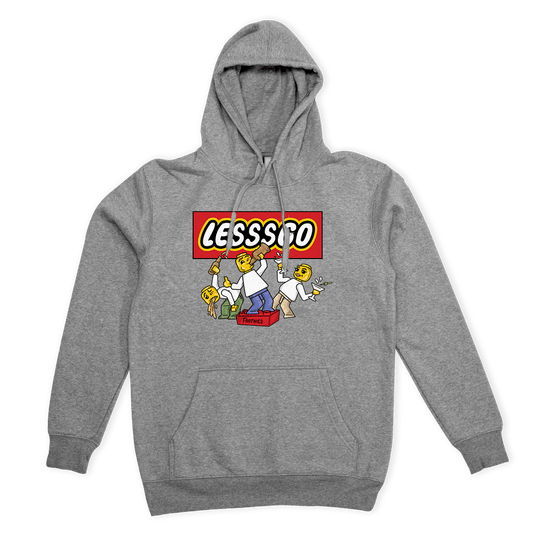 Lesssgo Hoodie Grey Hoodie Frothies