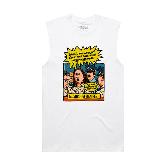 Mushroom Manifest Muscle Tee