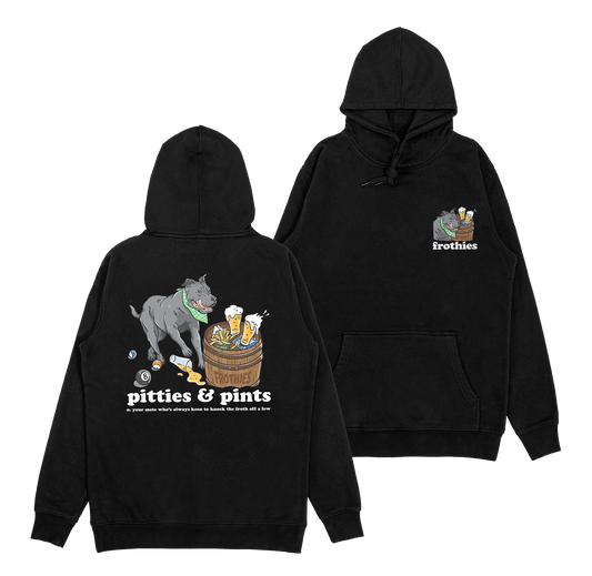Pitties & Pints Hoodie Frothies