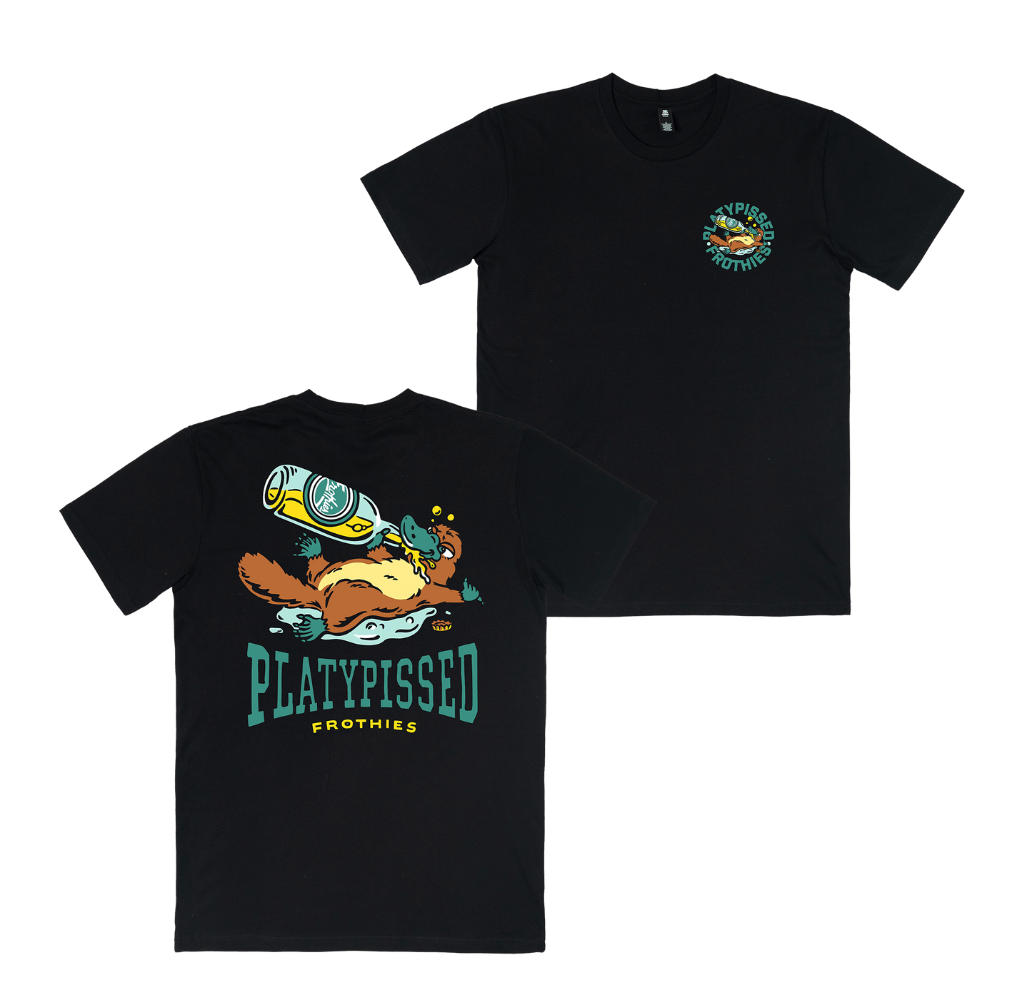 Platypissed Tee Black T-Shirt Frothies