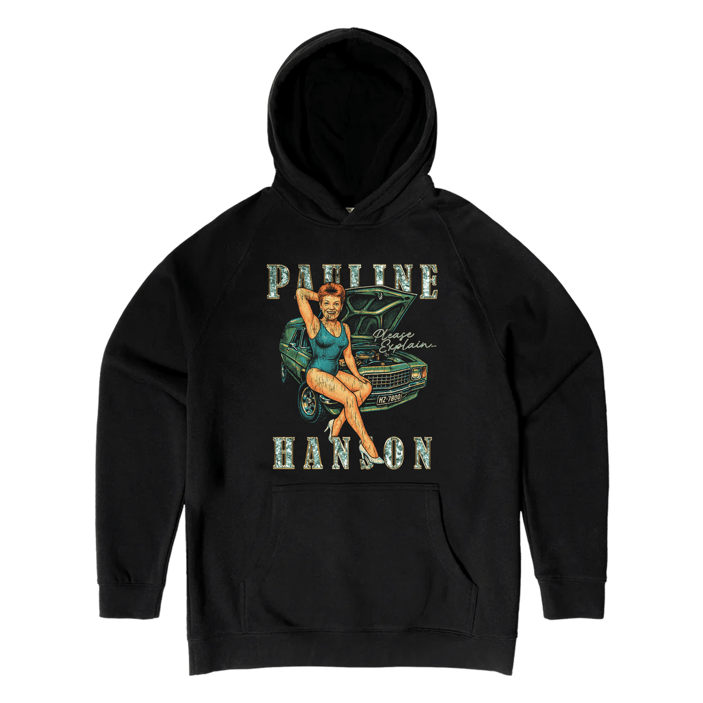 Please Explain Pauline Hanson Hoodie Black Hoodie Frothies