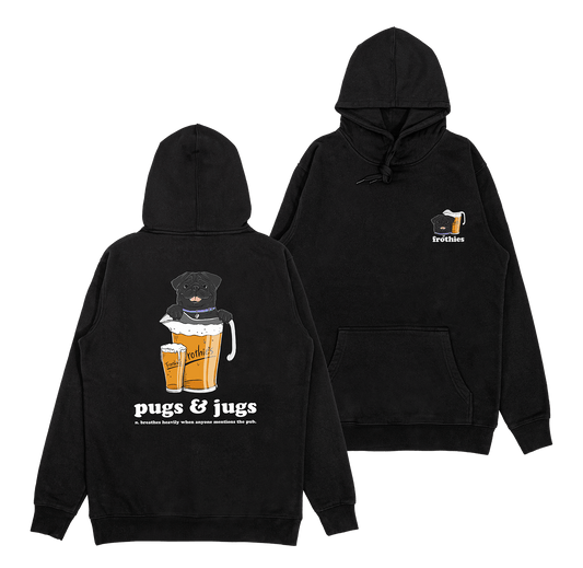 Pugs & Jugs Hoodie Hoodie Frothies