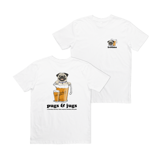 Pugs & Jugs Tee T-Shirt Frothies