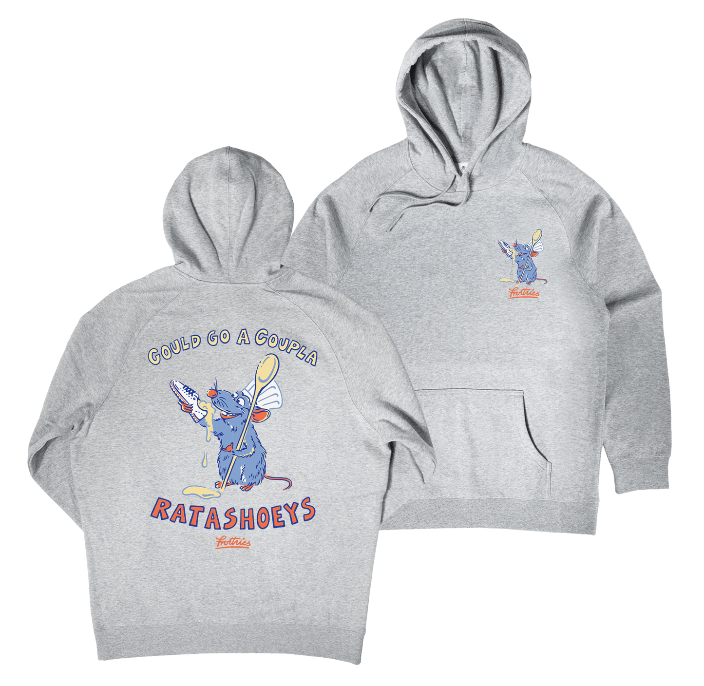 Ratashoeys Hoodie Grey Hoodie Frothies