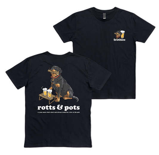 Rotts & Pots Tee T-Shirt Frothies