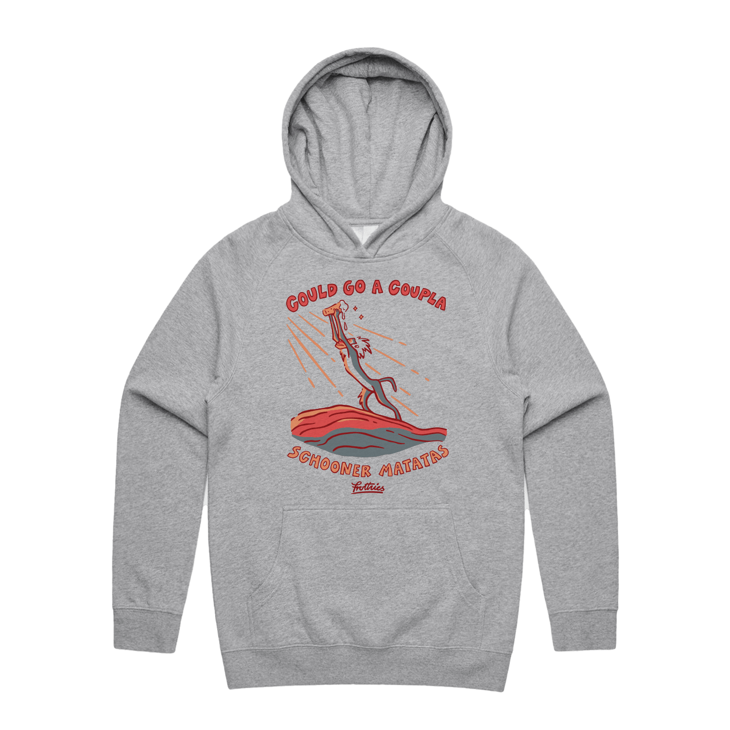 Schooner Matata Hoodie Grey Hoodie Frothies
