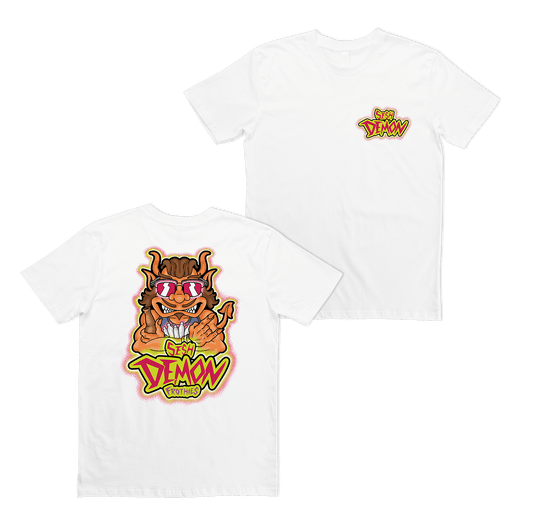 Sesh Demon Tee White T-Shirt Frothies