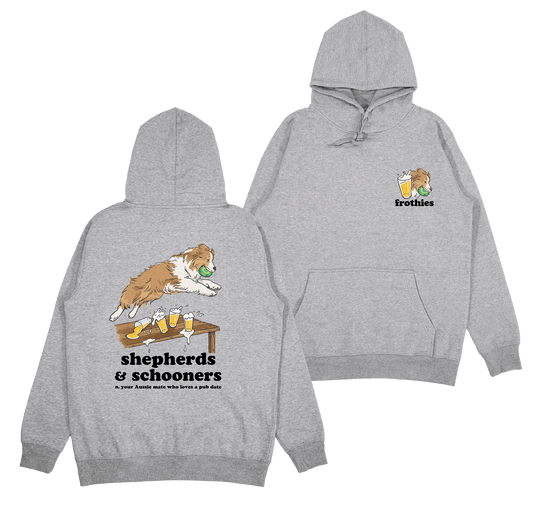 Shepherds & Schooners Hoodie Grey Hoodie Frothies