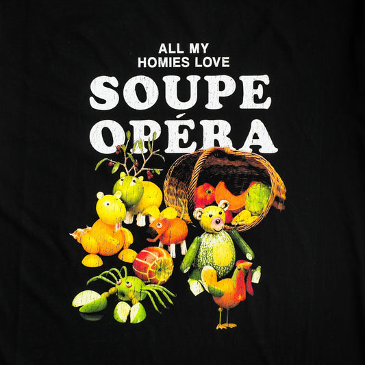 Soupe Opera Tee Black T-Shirt Frothies