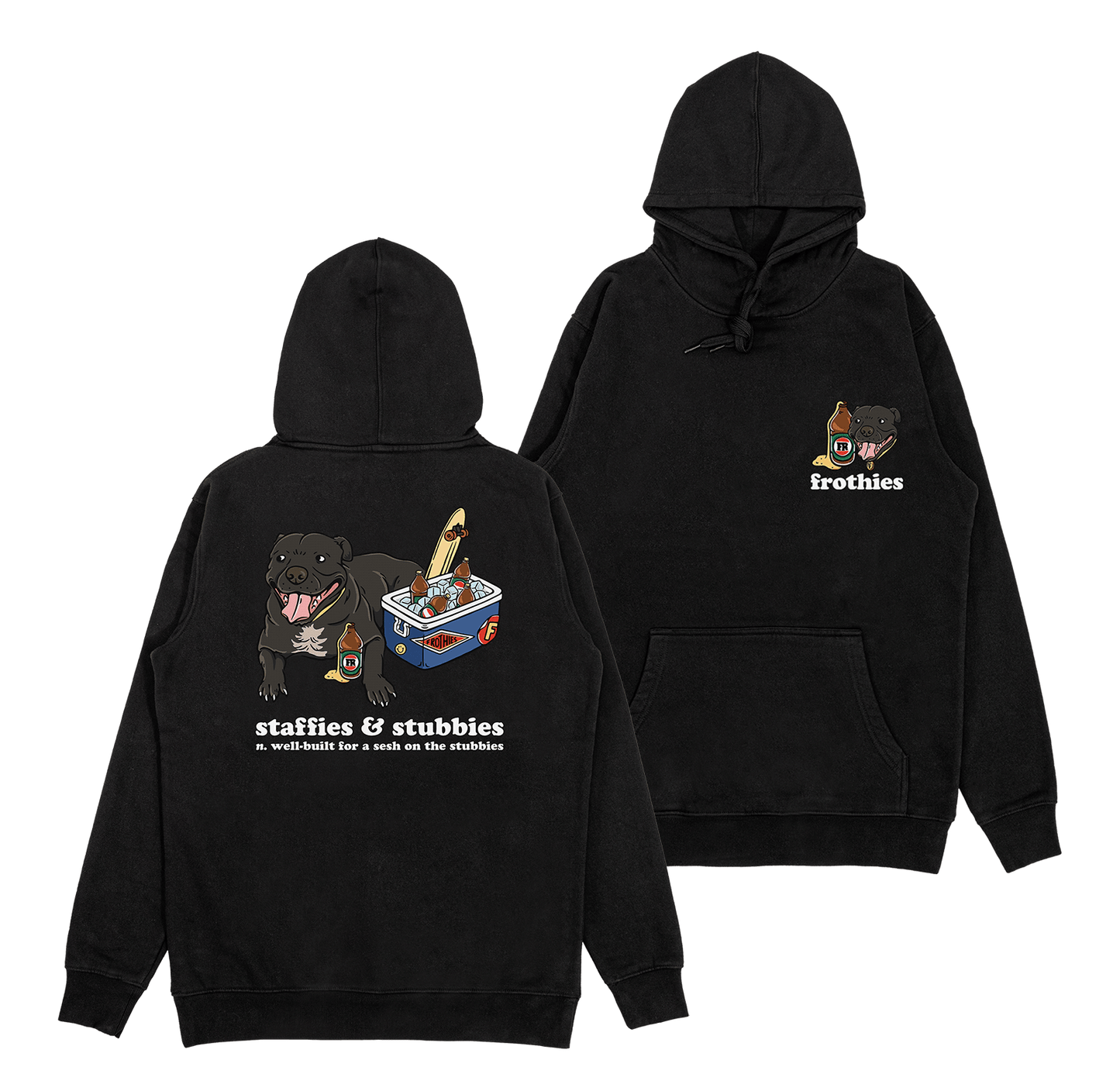 Staffies & Stubbies Hoodie Hoodie Frothies