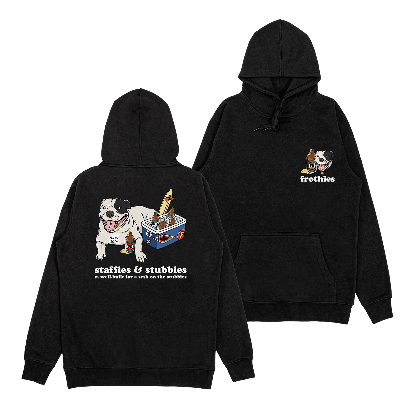 Staffies & Stubbies Hoodie Hoodie Frothies