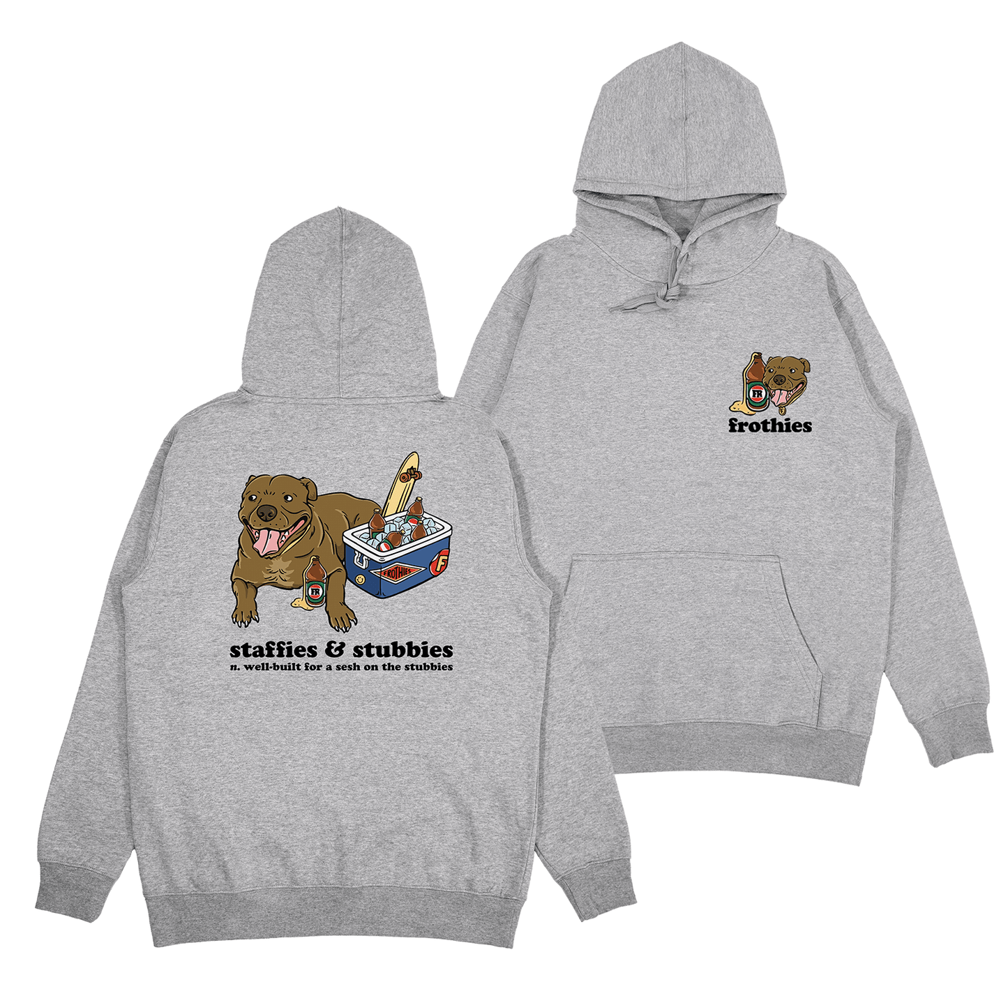 Staffies & Stubbies Hoodie Hoodie Frothies