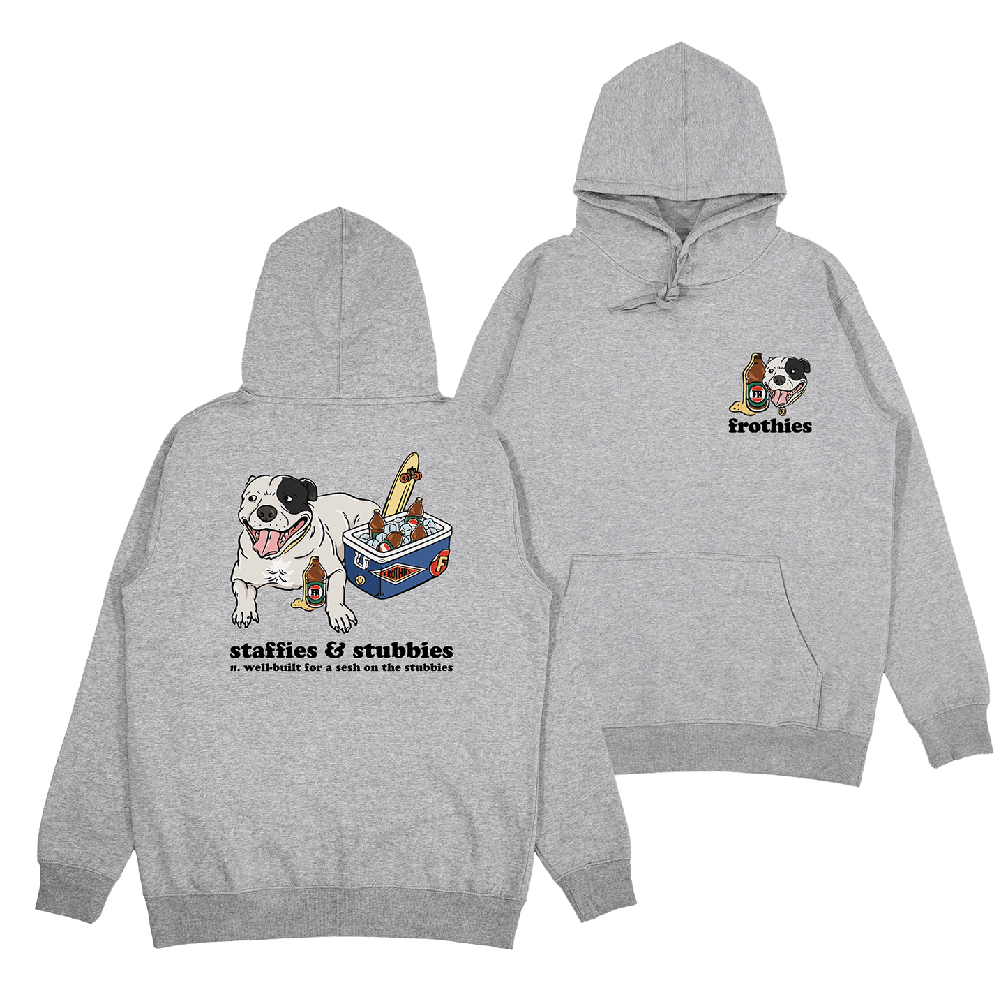 Staffies & Stubbies Hoodie Hoodie Frothies